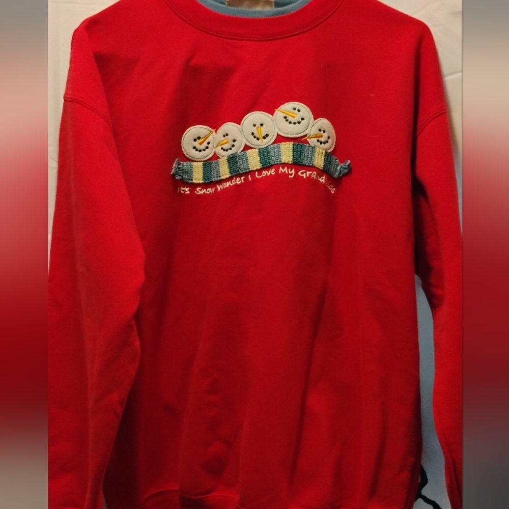 Vintage EUC Grandma Core Sweatshirt Christmas